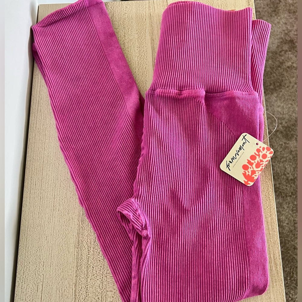 FP High-rise Ribbed Leggings